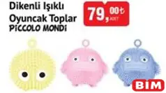 PİCCOLO MONDİ DİKENLİ IŞIKLI OYUNCAK TOPLAR